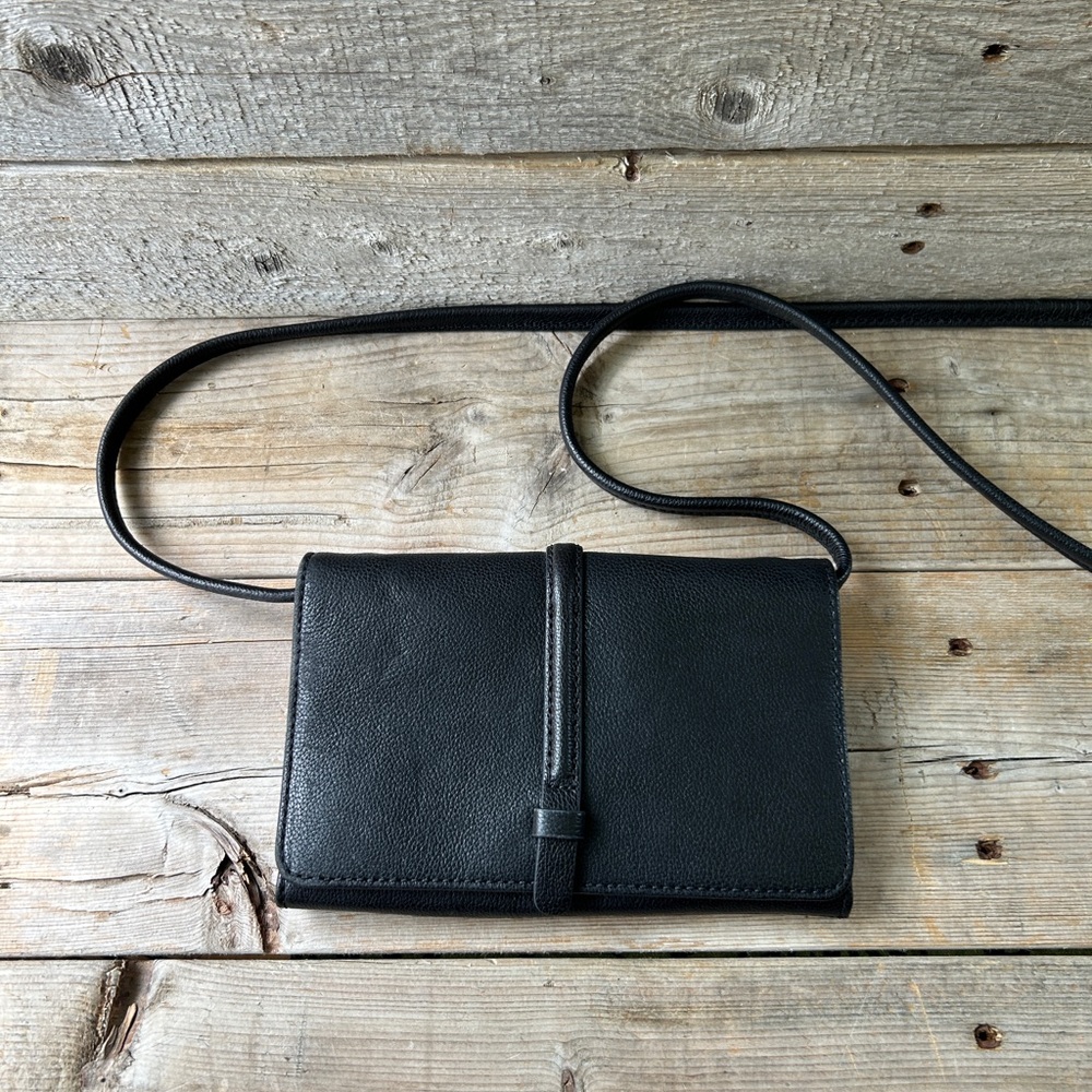 Fossil Black Leather Purse